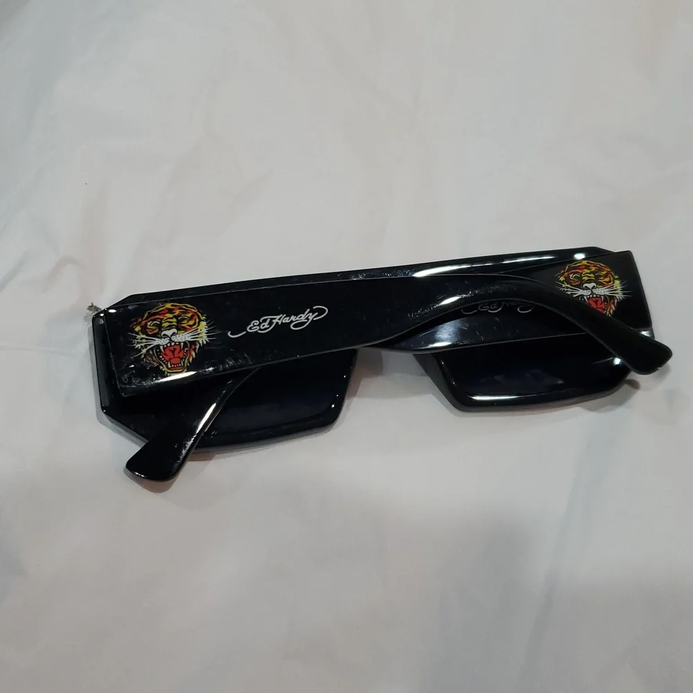 Ed Hardy Black‎ Tiger Logo Temples Ed Hardy Tattoo style unisex Sunglasses new